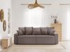BAÏTA Sofa Alma rechts, umklappbar, Cordstoff, Taupe, 3-Sitzer, mit Aufbewahrungsbox Bild 2