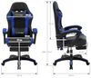 ML-DESIGN Bürostuhl Computerstuhl Schreibtischstuhl für Büro & Arbeitszimmer Drehsessel, Gaming Stuhl inkl. 2 Kissen Armlehne & Fußstütze ergonomisch anpassbar Bild 3