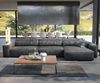 Ecksofa Sirpio XL 370x170 cm Lederimitat Vintage Anthrazit Bild 4