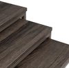 Set mit 3 Beistelltischen aus PB und Metall in Grau Bild 2