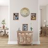 Biscottini Anrichte für Küche und Wohnzimmer 84 x 41 x 74 cm | Anrichte Küche aus recyceltem Holz | Sideboard Wohnzimmer Antikes Holz Bild 2