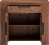 Kommode Massivholz Akazie 100x90x45 cm braun massivum Osbon Holzkommode Schlafzimmerkommode Flurkommode Schuhkommode Sideboard-klein Holzschrank Bild 5