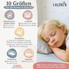 Laleni Jersey Spannbettlaken Laufgitter 6-eckig 100x115 cm - Oeko-Tex Zertifiziert, 100% Baumwolle, atmungsaktives Spannbetttuch für Baby, 135 g/m², Hellblau Bild 2