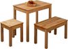 Krok Wood Esstisch Tomas aus Massivholz (Buche, 75 x 50 x 75 cm) Bild 2