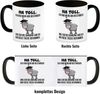 speecheese Tasse Zickige Ziege Abitur Kaffeebecher in schwarz mit Spruch Abi bestanden Bild 4