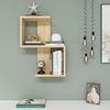 Sapphire Wall Shelf, 29.8 x 60 x 16.4 cm | 100% Melamine Coated Particle Board, 18 mm Thick | Multipurpose Hanging Rack for Country & Modern Decor Bild 2