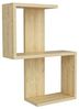 Sapphire Wall Shelf, 29.8 x 60 x 16.4 cm | 100% Melamine Coated Particle Board, 18 mm Thick | Multipurpose Hanging Rack for Country & Modern Decor Bild 4