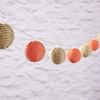 Lights4fun LED-Lichterkette 10er LED Solar Lichterkette Rattan Kugeln bunt Bild 3