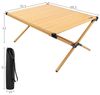 Aktive 63025 - Höhenverstellbarer Tisch für Glamping-Camping, Klappbarer Campingtisch, Maße 88,5 x 70,5 x 43 cm, Aluminium, tragbar, Tragbare Klapptische Bild 2