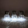 Solarlaterne Lampion außen CRACKLE BALL | 3er SET Hängeleuchte Kugelleuchte Bruchglas-Optik hängend Baumlicht | LED Gartenbeleuchtung Campinglicht outdoor | IP44 wetterfest kaltweiß 102308 Bild 4