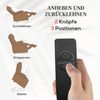 HOMCOM Massagesessel Elektrischer Aufstehsessel, Liegefunktion, Fernsteuerung (Relaxsessel, 1-St, Fernsehsessel), für Wohnzimmer, Arbeitszimmer, Braun Bild 4