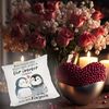 speecheese Dekokissen Pinguinpärchen Kuschelkissen mit Spruch Du bist mein Pinguin Bild 5