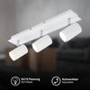 Briloner Leuchten LED Deckenspots 2857035 Run, ohne Leuchtmittel, Warmweiß, Deckenlampe, 45x8x12,3cm, max. 40W, GU10, Wohnzimmer, Flur, Büro Bild 2
