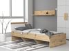 FORTE Arkina Bett, Holzwerkstoff, Braun/Weiß, 125,3 x 76,8 x 210 cm Bild 2