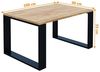 AKKE Außergewöhnlicher Couchtisch Beistelltisch für Wohnzimmer | Kaffee Tee Wohnzimmertisch Tisch | Coffee Table | Zimmer Schlafzimmer Möbel | Deko Modern Gold Craft 100 x 60 x 55 Bild 2