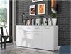 Forte ANTUZA Kommode B x H x T: 162,3 x 88,1 x 34,2, Holzwerkstoff, Weiß, Groß Bild 2