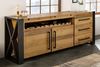 riess-ambiente Sideboard THOR 195cm vintage braun / schwarz (Einzelartikel, 1 St), Wohnzimmer · Massivholz · Metall · Kommode · Industrial Design Bild 2