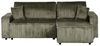 Eckschlafsofa 3-Sitzer ABACKA Cord Grün mit Stauraum linksseitig Bild 4
