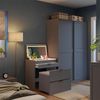 Schminkkommode Wanja Grau 80 cm mit Bank und LED Spiegel Vicco Bild 4