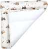 TupTam Baby Wickeltischauflage mit Baumwollbezug Gemustert, Farbe: Baufahrzeuge/Bagger/Beige, Größe: 70x60 cm Bild 4