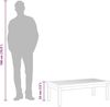 vidaXL Couchtisch 100x50x33 cm Massivholz Akazie 311833 Bild 4