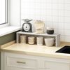 Furinno Helena 58cm Küchentheken-Stapelregal, Marmorweiß Bild 2