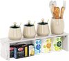 Furinno Helena 58cm Küchentheken-Stapelregal, Marmorweiß Bild 1