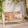 vidaXL Gartenschaukelbank 114 x 60 x 64 cm Massivholz Teak 42001969 Bild 2
