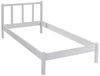 Inter Link - Bett - Bettrahmen – Bettgestell – Jugendbett – Gästebett – Modernes Bett -ohne Lattenrost - Weiß lackiert -Fredy - 90x200 cm Bild 5