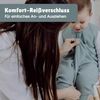 emma & noah Baby Schlafsack mit Füßen 1.0 TOG, Ganzjahres Schlafsack mit Beinen für den Frühling, Sommer und Herbst, 100% Bio-Baumwolle, OEKO-TEX Zertifiziert (Essential Blau, 80 cm) Bild 4