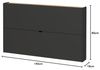 Lomadox Schuhschrank ABERDEEN-01 mit 2 Klappen, graphit, 140cm breit Bild 2