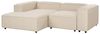 Rechtsseitiges Ecksofa mit Ottomane ARDAL Stoff Beige Rechtsseitig Bild 5