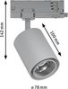 Paulmann 965. 67 ProRail3 LED Schienenspot Kratos 50° 1050lm 9W 4000K 230V Silber Bild 3