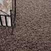 HomebyHome Shaggy Hochflor Teppich Wohnzimmer 160x230 cm Taupe - Teppich Flauschig, Modern, Plüsch und Extra Weich - Ideal für Schlafzimmer, Esszimmer und als Küchenteppich Bild 5