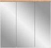 Badezimmerspiegelschrank >Grado< in nox oak/spiegel - 80x75x20cm (BxHxT) Bild 4
