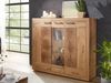 Möbel-Eins WINSTON II Highboard, Material Massivholz, Wildeiche geölt Bild 4