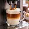 BigDean Latte-Macchiato-Tasse mit Henkel 230 ml klare Latte Gläser & Cappuccino Gläser Kaffeegläser, 6-tlg, Glas, Spülmaschinengeeignet, Mikrowellengeeignet, Stabiler Stand Bild 5