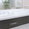 DUÉRMETE ONLINE 3D-Polsterung, verstärkt, geräuschfrei, mit 5 Verstärkungsstäben, viskoelastisch, Bio Nature + 6 Metallfüße, 27 cm, 90x190 cm, Beige Bild 5