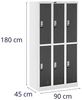 Fromm&Starck Fächerschrank Metallschrank Schließfachschrank Spindschrank abschließbar 6 Fächer verschiedene Produktvarianten Bild 2