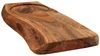 Online-Fuchs Servierbrett Kaffeebrettchen, kleines Serviertablett aus Holz für Kaffee & Tee, Akazienholz, (22 cm groß, Einkerbung für Tasse, Glas), für Kaffeebecher, Latte Macchiato Gläser & Teegläser Bild 3