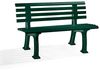 F+D Handelsgesellschaft mbH Gartenbank 4-Sitzer blau Bild 3