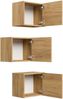 3er Set Badschränke Taifun - variable Montage - kreatives Bad eiche gold : Eiche Gold Bild 3