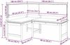 vidaXL Gartenstuhl mit Kissen Braun 140 x 100 x 91cm Massivholz Akazie 4107150 Bild 3