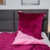 KiNZLER Bettwäsche Cashmere Touch, Microfaser, 2 teilig, Wendebettwäsche, beere-rosa Bild 2