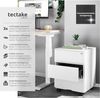 tectake Rollcontainer Aktenrollschrank, aus pulverbeschichtetem Stahl Bild 4
