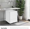 tectake Rollcontainer Aktenrollschrank, aus pulverbeschichtetem Stahl Bild 2