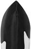 Kissen 2er Set Abstraktes Muster MANDEVILLA Samtstoff 45 x 45 cm Schwarz Bild 5