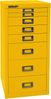 Bisley MultiDrawer™, 29er Serie, DIN A4, 8 Schubladen, Farbe grün Bild 3