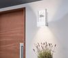 Wandleuchte, Hausnummer, Alu Glas, weiß, IP44, H 33,5 cm Bild 2
