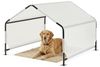 Outdoor Hundezelt Valevali 122x122x90 cm Schwarz/Weiß [en. casa] Bild 3